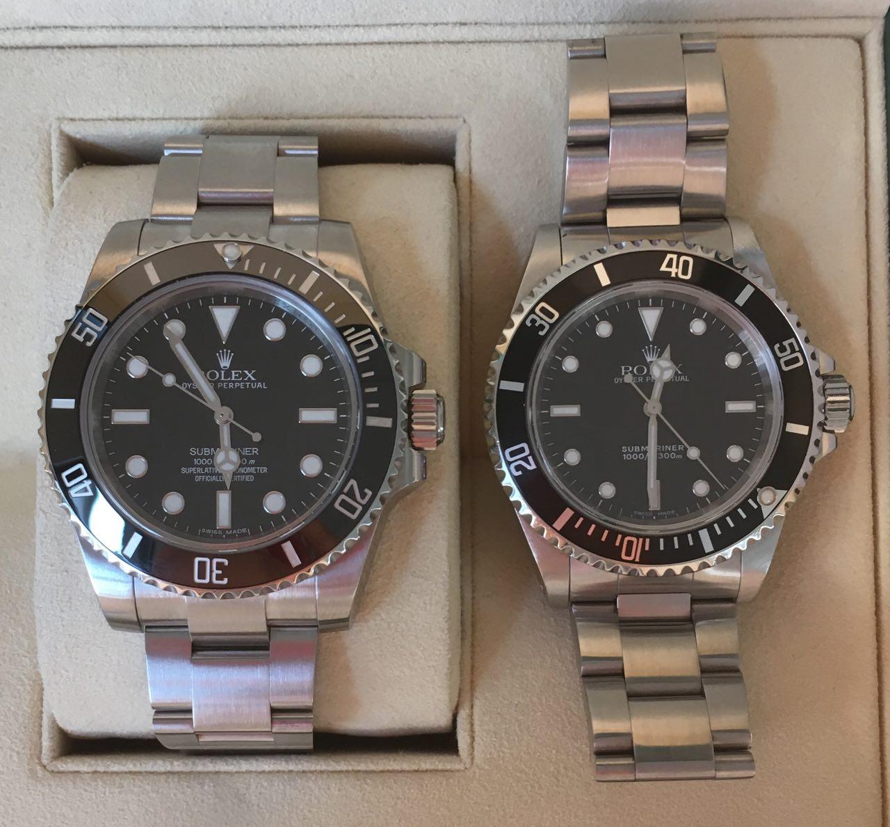 rolex 5513 vs 14060