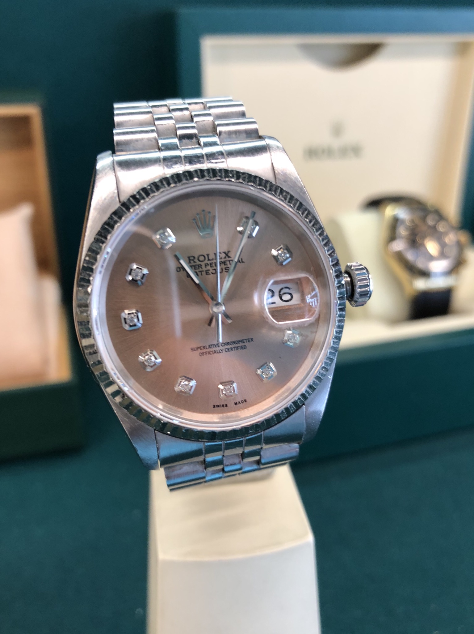rolex datejust without cyclops
