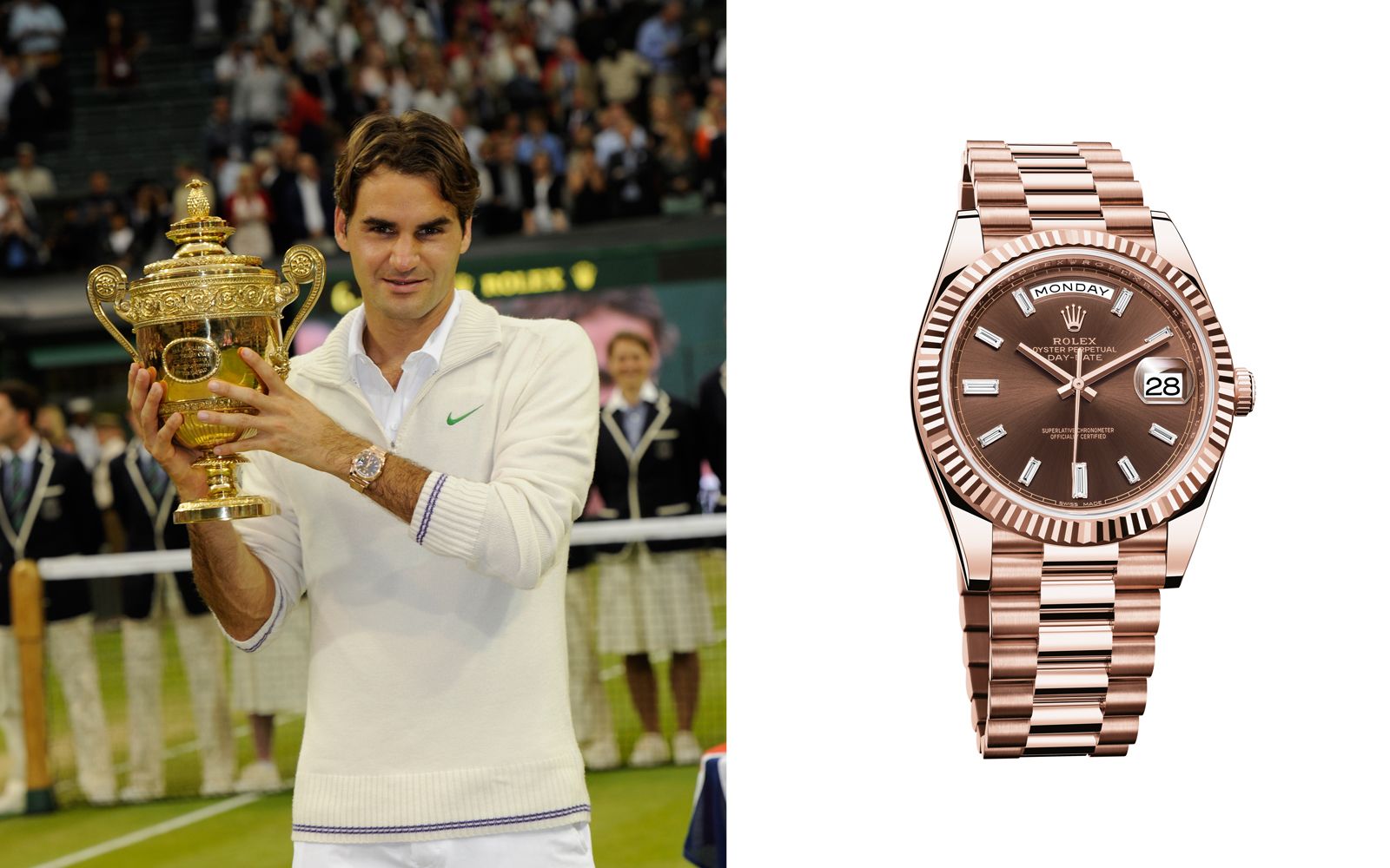 roger federer rolex day date
